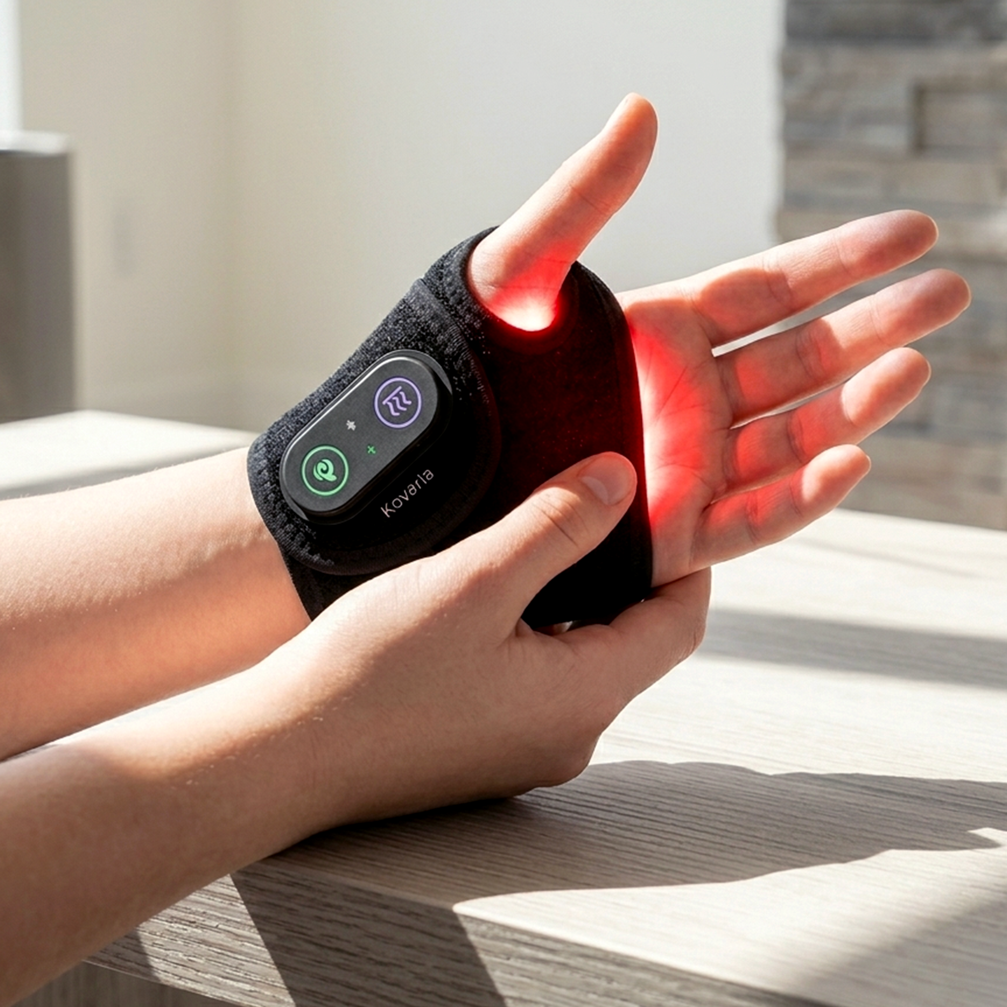 TheraWrap red light therapy wrist wrap